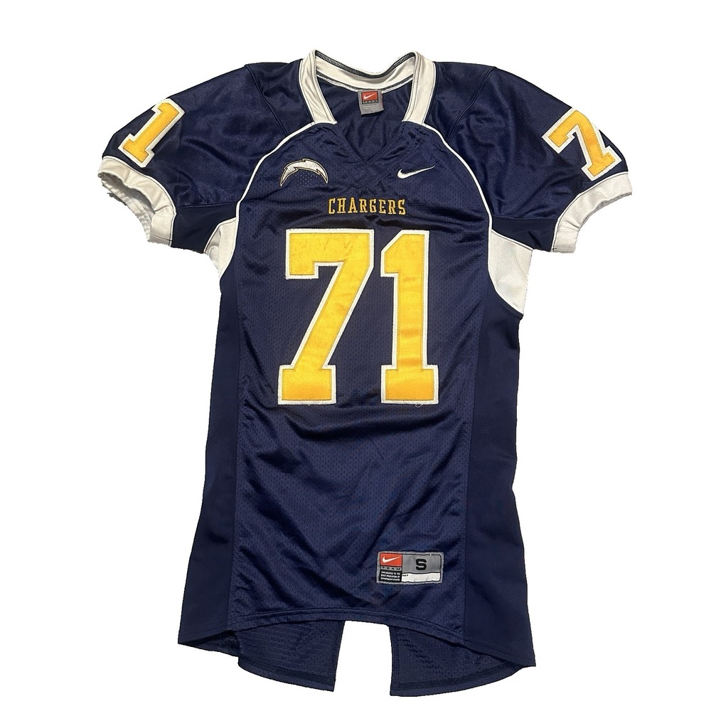 VTG Team Nike Jersey Boys Size‎ Small Team Issued Pro Cut Football Chargers